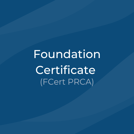 Foundation Certificate square header image