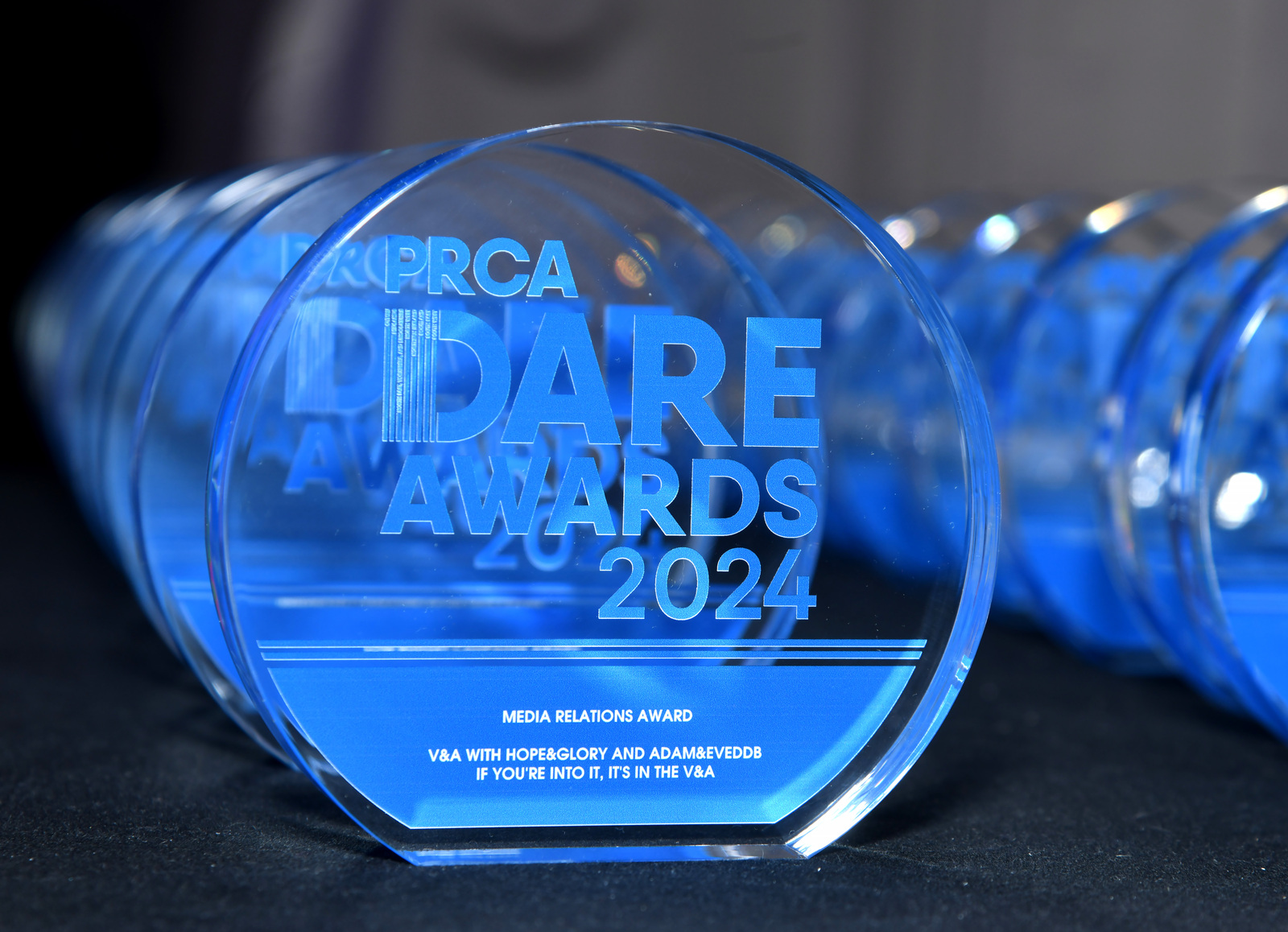 DARE Awards Trophies