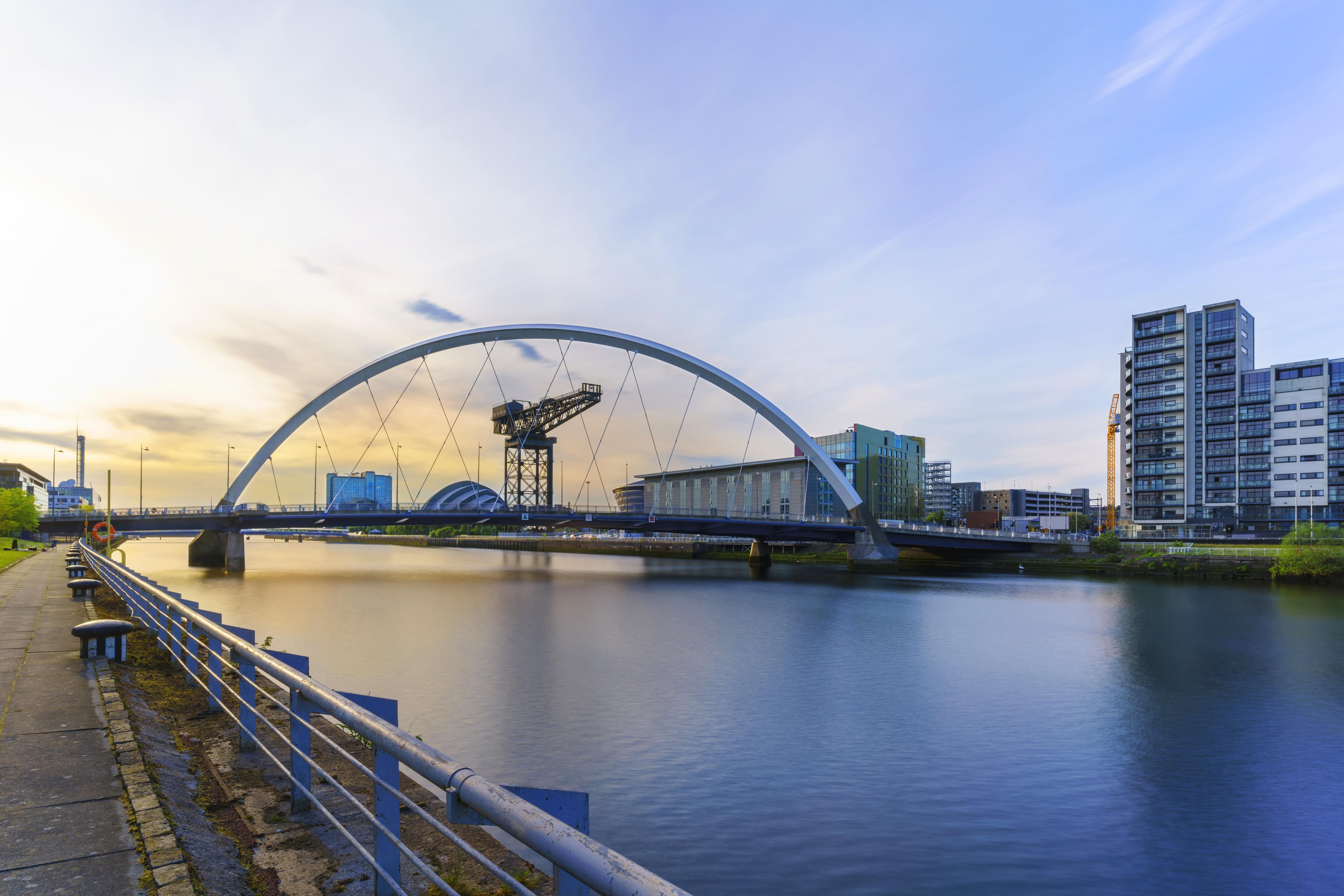 The Glasgow skyline.