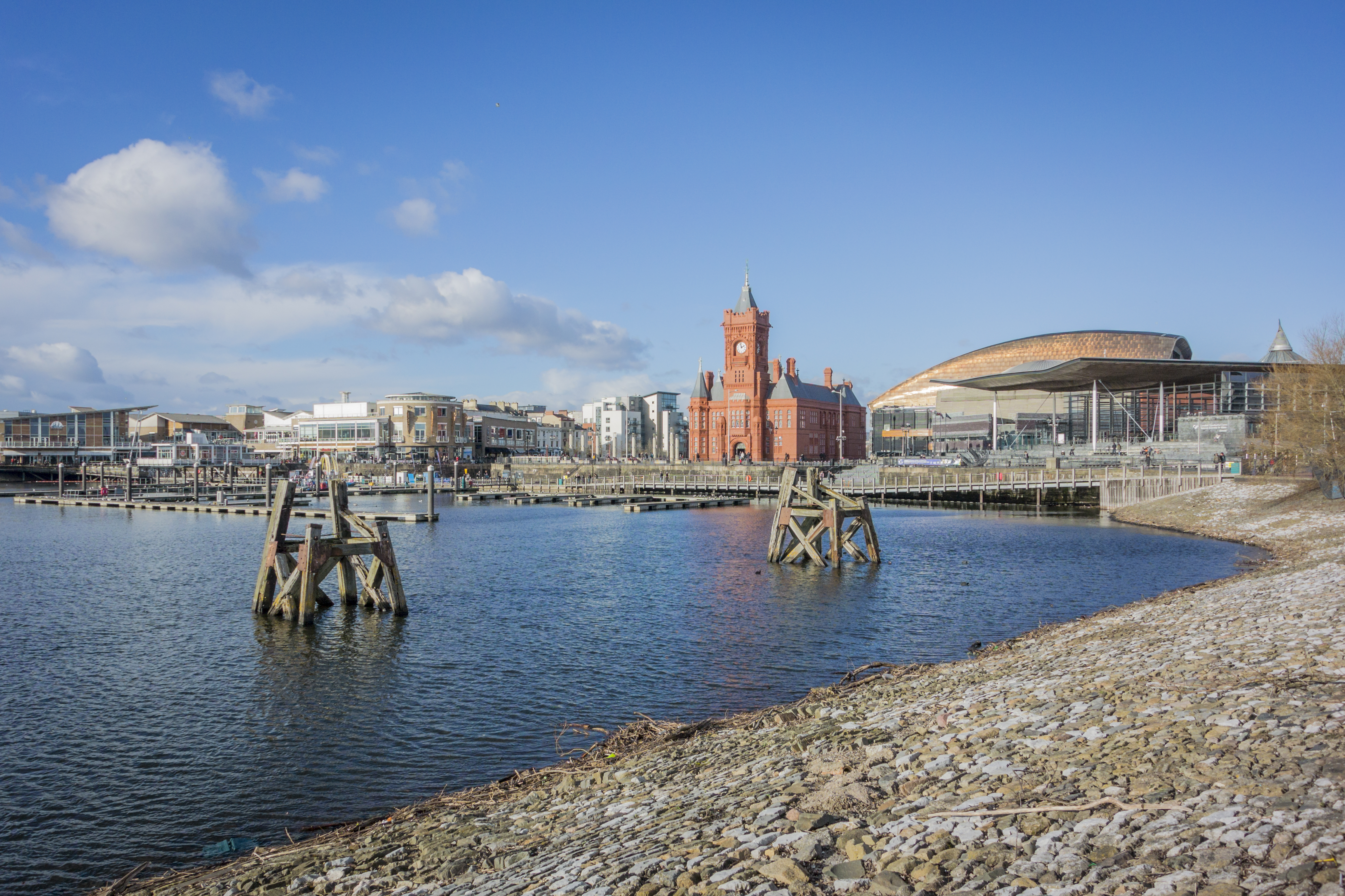 The Cardiff skyline.