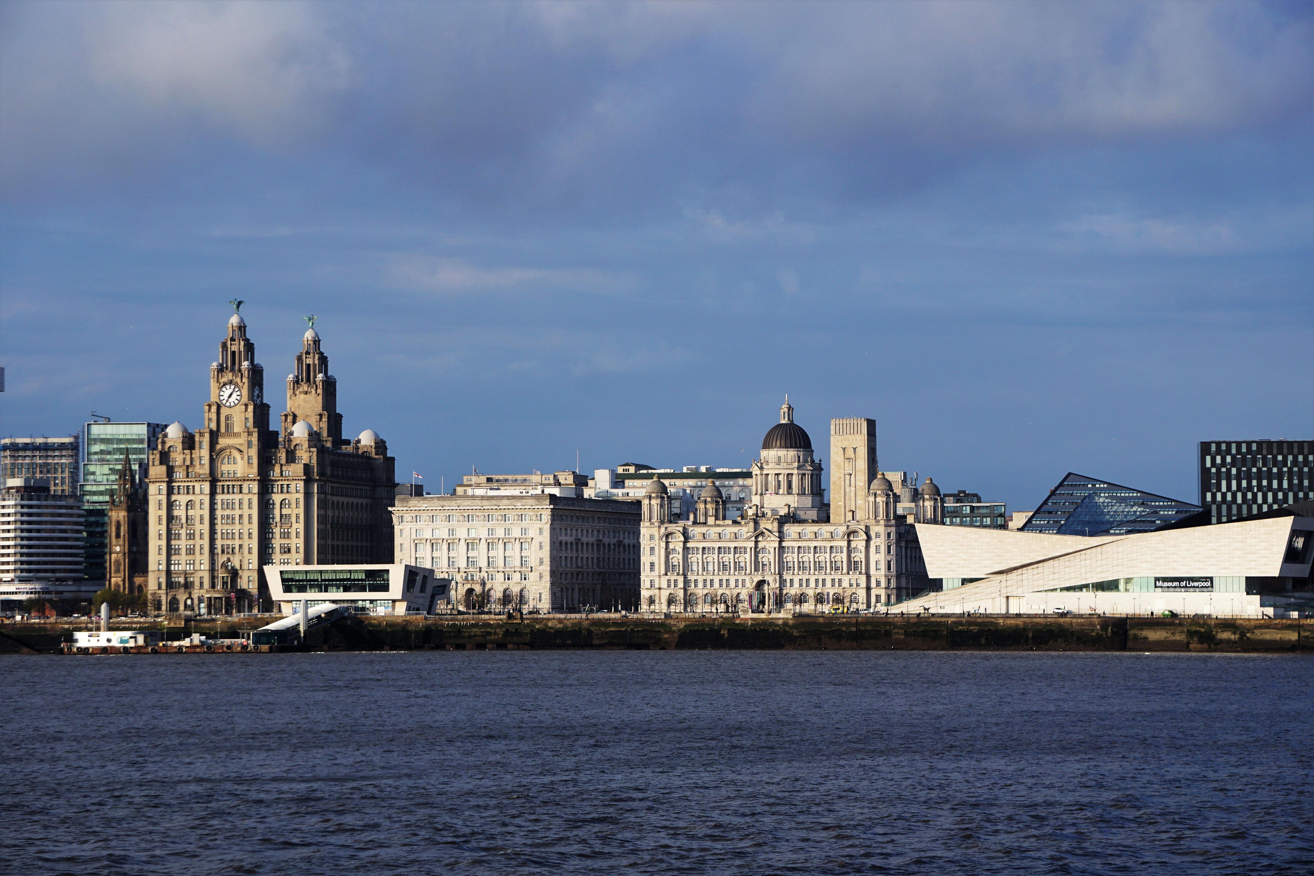 Liverpool waterfront with Royal River Cunard Port